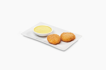 chinese food breaded burger 