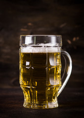 A glass of beer
