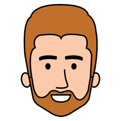 young man head avatar character