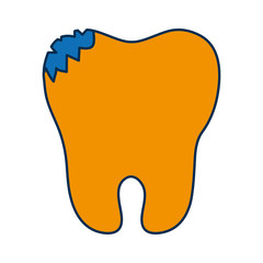 broken tooth icon