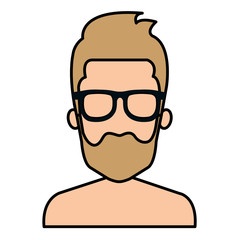 young man shirtless avatar character