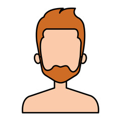 young man shirtless avatar character