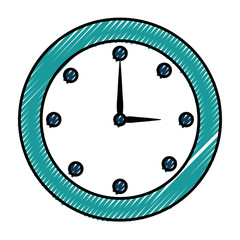 time clock isolated icon