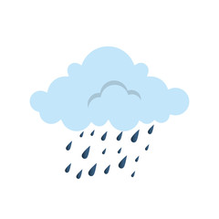 cloud weather with drops