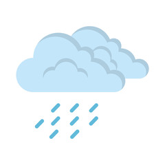 cloud weather with drops