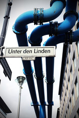 Unter den Linden - water pipelines - Berlin