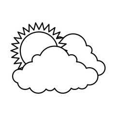 cloud weather with sun