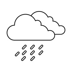 cloud weather with drops