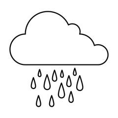 cloud weather with drops