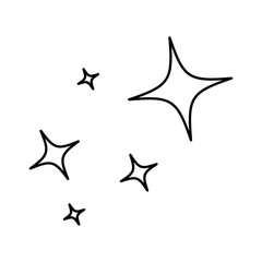 stars night isolated icon