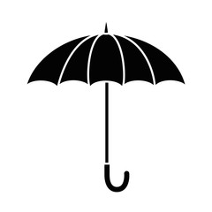 umbrella protective isolated icon