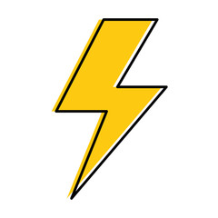 energy ray isolated icon