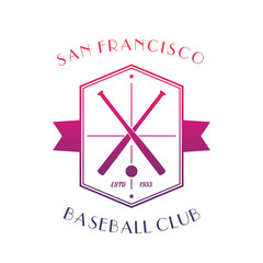 Fototapeta premium Baseball vector emblem
