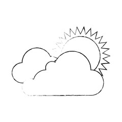 cloud weather with sun