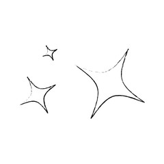 stars night isolated icon