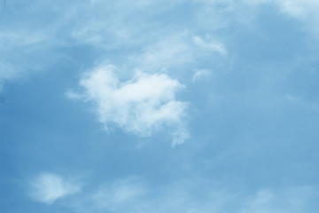 sky and soft cloud with pastel color filter and grunge texture, nature abstract background