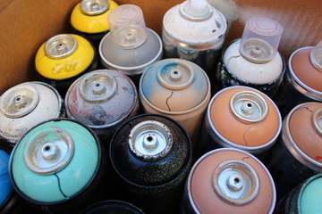 Spray cans
