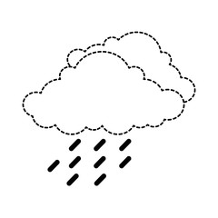 cloud weather with drops