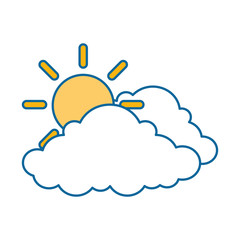 cloud weather with sun