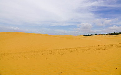 Fototapeta na wymiar Sand dunes in Phan Thiet, Vietnam