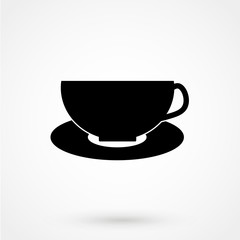 Coffee cup Icon Flat Style. Cup Vector. Mug Isolated Icon