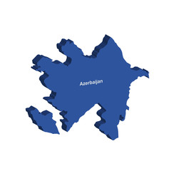 Azerbaijani 3d map