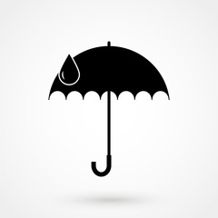 umbrella Icon vector flat design © goodzone95