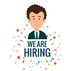we are hiring business concept