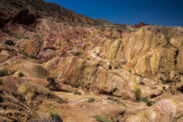 Fairy tale canon near Issyk-kul lake