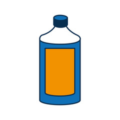 water bottle icon over white background vector illustration