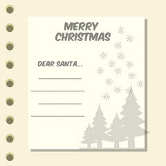 merry christmas card with pine trees icon colorful design vector illustration