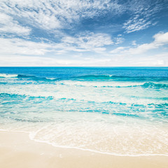 Fototapeta na wymiar Tropical beach ocean