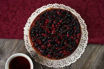 Delicious mascarpone cheesecake
