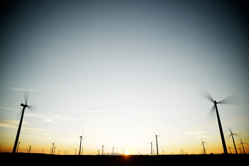 Obraz premium Wind energy concept