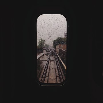 Look-out on the back of a train