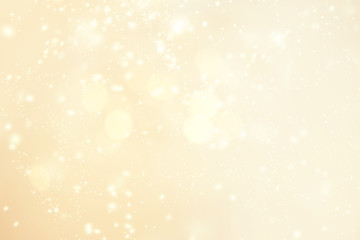 Abstract glittering Christmas background  background  with snowflakes, light, stars. Merry...