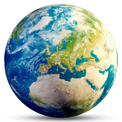 Foto op Canvas Planet Earth - Europe 3d rendering © 1xpert