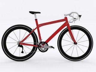 Obraz premium Bicycle isolated