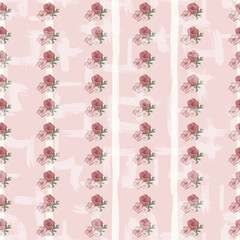 Exotic colorful flowers set