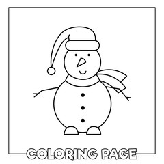 Coloring page. Vector illustration.