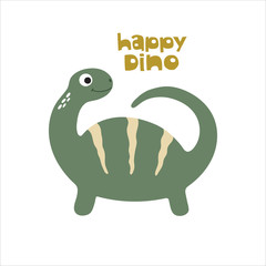 Cute dino vector illustration