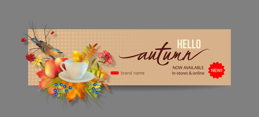 Autumn Advertising Banner