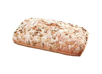 Rustic bread with pumpkin seeds