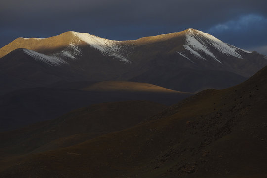 Tibetan Plateau Mountain Landscape