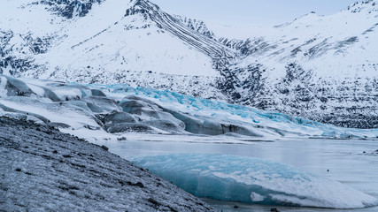 Fototapeta na wymiar Gletschergebiet in Island