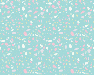 Abstract Pattern. Endless Terrazzo Background. 
