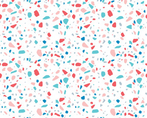 Abstract Pattern. Endless Terrazzo Background. 