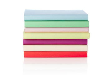 books isolated on white