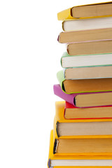 books isolated on white