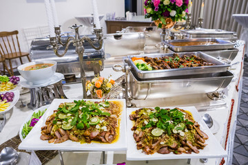 Food buffet in the Thailand
